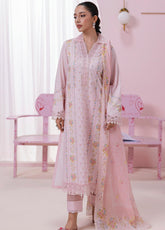 QPrints By Qalamkar Embroidered Lawn 3 Piece Unstitched Suit QLM25QP D-EM-07B EDEN